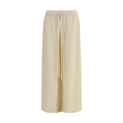 Casual Pants by Gabriela Hearst for women in alpaca wool beige presents a tailored silhouette, showcasing a tailored straight-leg, regular-fit & wide and long cut with a refined for a truly tailored aesthetic.