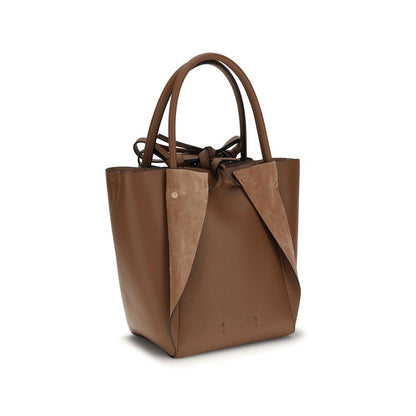 Small Shoulder Bag by Gabriela Hearst for women in suede lambskin leather brown features an effortlessly chic silhouette with a secure , ample , and versatile shoulder-strap for effortlessly chic everyday luxury.