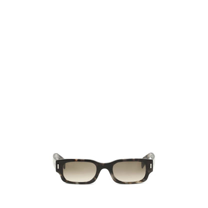 Sunglasses by Alexander McQueen for women in wool polyamide tweed and gradient, black, brown & silver presents a enviable silhouette, featuring brown coloured frame and with gradient lens for a enviable look.