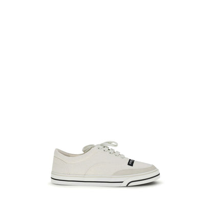 Sneakers by Dolce & Gabbana for men in polyurethane calf leather cotton & linen white features an timeless silhouette from the Men's Low Top Polyurethane Calf Leather Cotton & Linen Sneakers collection, showcasing a signature low-top style with an timeless finish.