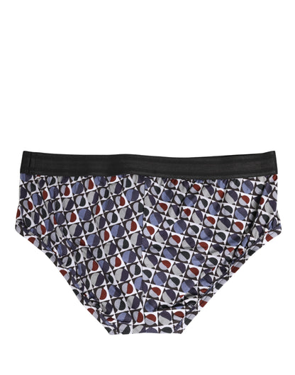Dolce & Gabbana Multicolor Patterned Men Brando Brief Underwear