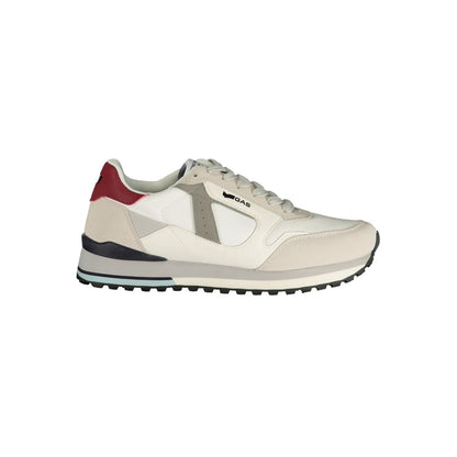 Athletic Sneakers Gas men canvas polyurethane & polyester gray, red, white & print featuring a avant-garde Crisp Men's Athletic Canvas Polyurethane & Polyester Sneakers design with a avant-garde athletic style for a refined finish.