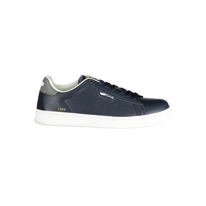 Athletic Sneakers by Gas for men in polyester & polyurethane blue & gray presents a sleek silhouette, perfectly capturing the athletic style essence of Men's Athletic Polyester & Polyurethane Sneakers with its sleek design and premium finish.