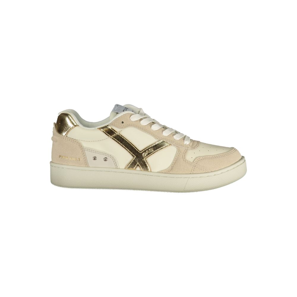 Athletic Sneakers Gas women polyester & polyurethane beige, green, white & signature featuring a avant-garde The Blend Women's Athletic Polyester & Polyurethane Sneakers design with a avant-garde athletic style for a refined finish.