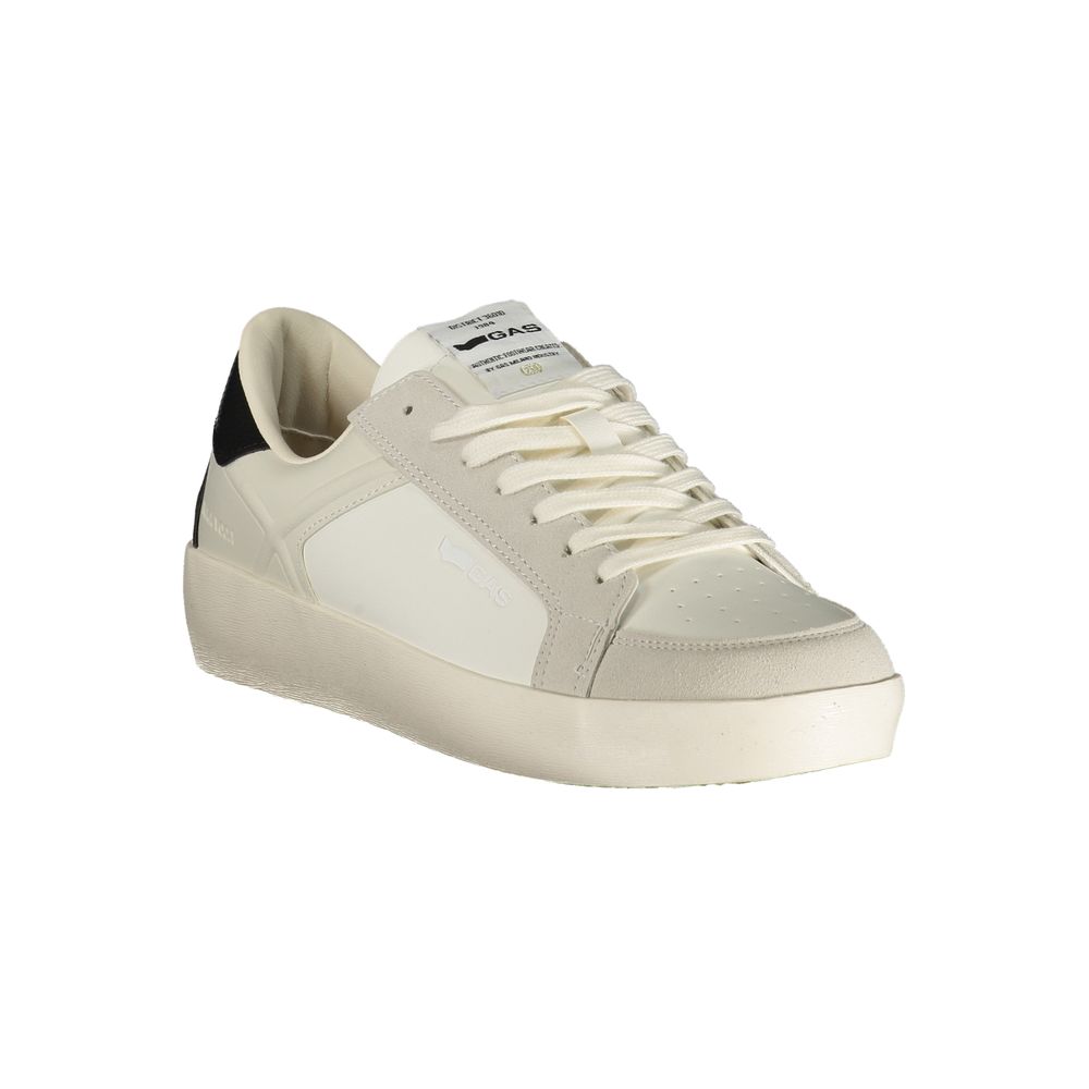 Athletic Sneakers Gas men polyester black, white & print featuring a avant-garde Men's Athletic Polyester Sneakers design with a avant-garde athletic style for a refined finish.