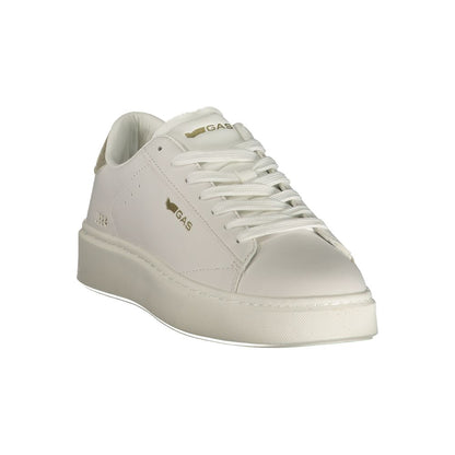 Athletic Sneakers Gas women polyester gold, white & print featuring a avant-garde Women's Athletic Polyester Sneakers design with a avant-garde athletic style for a refined finish.