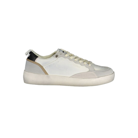Athletic Sneakers by Gas for women in polyester black, gray, white & print features an stately silhouette, showcasing the signature athletic style of the Women's Athletic Polyester Sneakers collection with a truly stately finish.