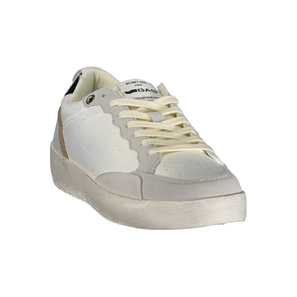Athletic Sneakers by Gas for women in polyester black, gray, white & print showcases an impeccable silhouette, defined by an impeccable athletic style design that perfectly captures the essence of the Women's Athletic Polyester Sneakers.