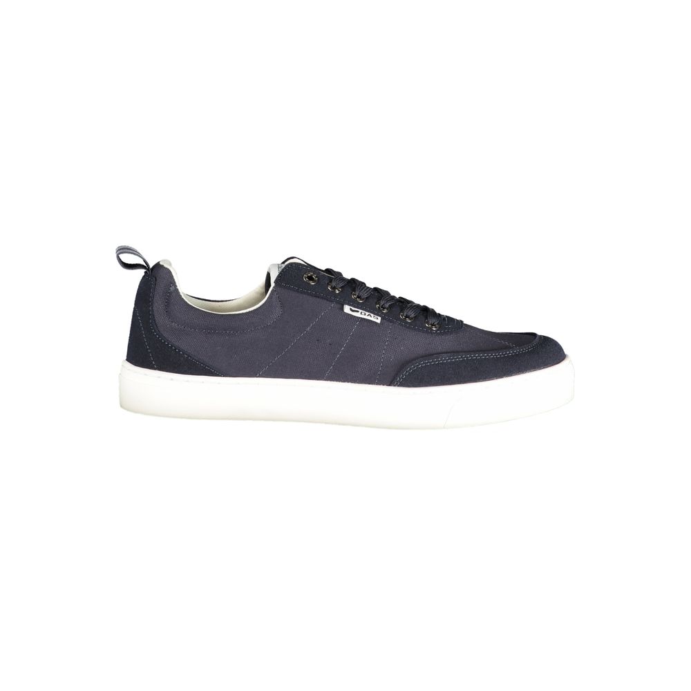Athletic Sneakers by Gas for men in polyester blue showcases an impeccable silhouette, defined by an impeccable athletic style design that perfectly captures the essence of the Men's Athletic Polyester Sneakers.