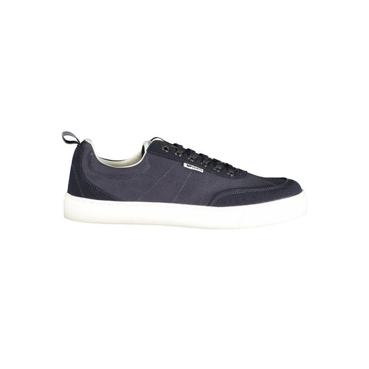 Athletic Sneakers by Gas for men in polyester blue showcases an impeccable silhouette, defined by an impeccable athletic style design that perfectly captures the essence of the Men's Athletic Polyester Sneakers.