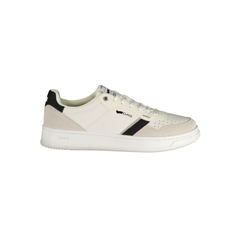 Athletic Sneakers Gas men polyester black, white & print featuring a avant-garde Men's Athletic Polyester Sneakers design with a avant-garde athletic style for a refined finish.