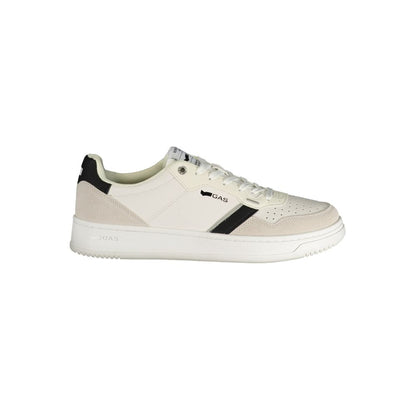 Athletic Sneakers Gas men polyester black, white & print featuring a avant-garde Men's Athletic Polyester Sneakers design with a avant-garde athletic style for a refined finish.