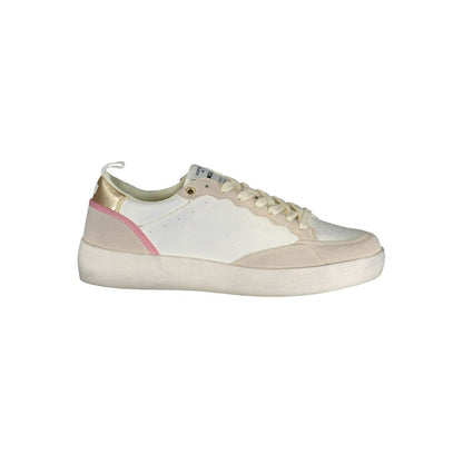 Athletic Sneakers Gas women polyester gold, pink, white & print featuring a avant-garde Women's Athletic Polyester Sneakers design with a avant-garde athletic style for a refined finish.