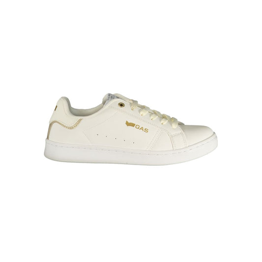 Athletic Sneakers Gas women polyester gold, white & print featuring a avant-garde Women's Athletic Polyester Sneakers design with a avant-garde athletic style for a refined finish.