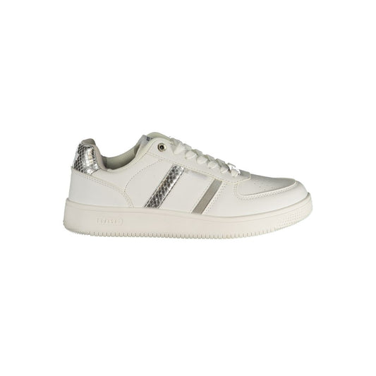 Athletic Sneakers Gas women polyester python leather silver, white & print featuring a avant-garde Women's Athletic Polyester Python Leather Sneakers design with a avant-garde athletic style for a refined finish.
