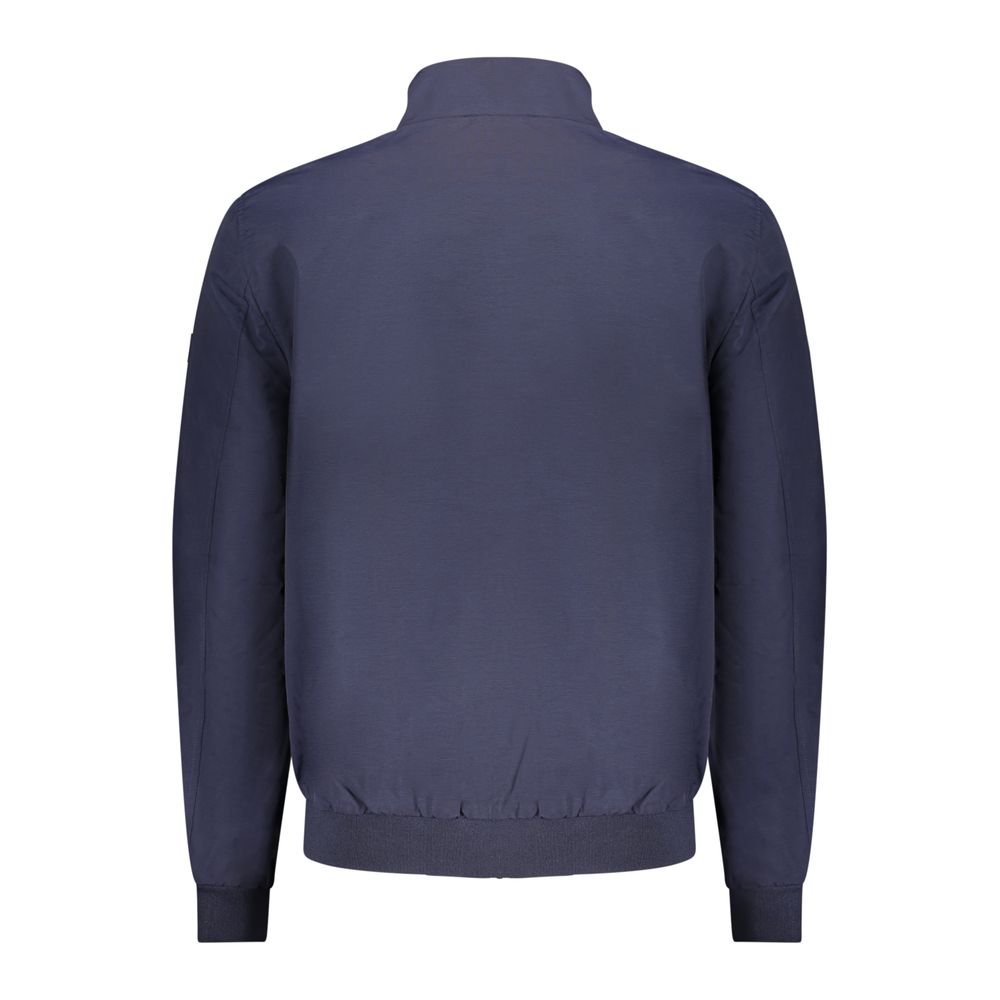 Bomber Jacket by Norway 1963 for men in polyamide cotton blue features an contemporary silhouette, showcasing a sophisticated and contemporary pockets for a truly refined look.