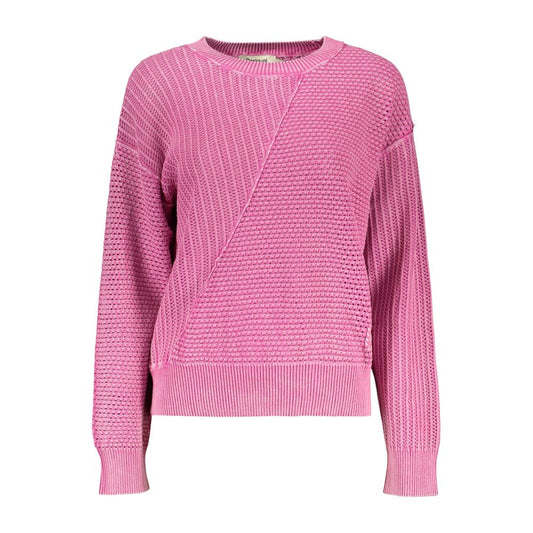 Sweatshirt by Desigual for women in cotton pink features a unrivaled silhouette with a refined crew neckline and unrivaled detailing for a sophisticated look.