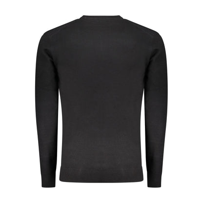 Sweater by Accademia Militare for men in nylon cotton black features an polished silhouette, showcasing refined and a sophisticated for a truly polished finish.