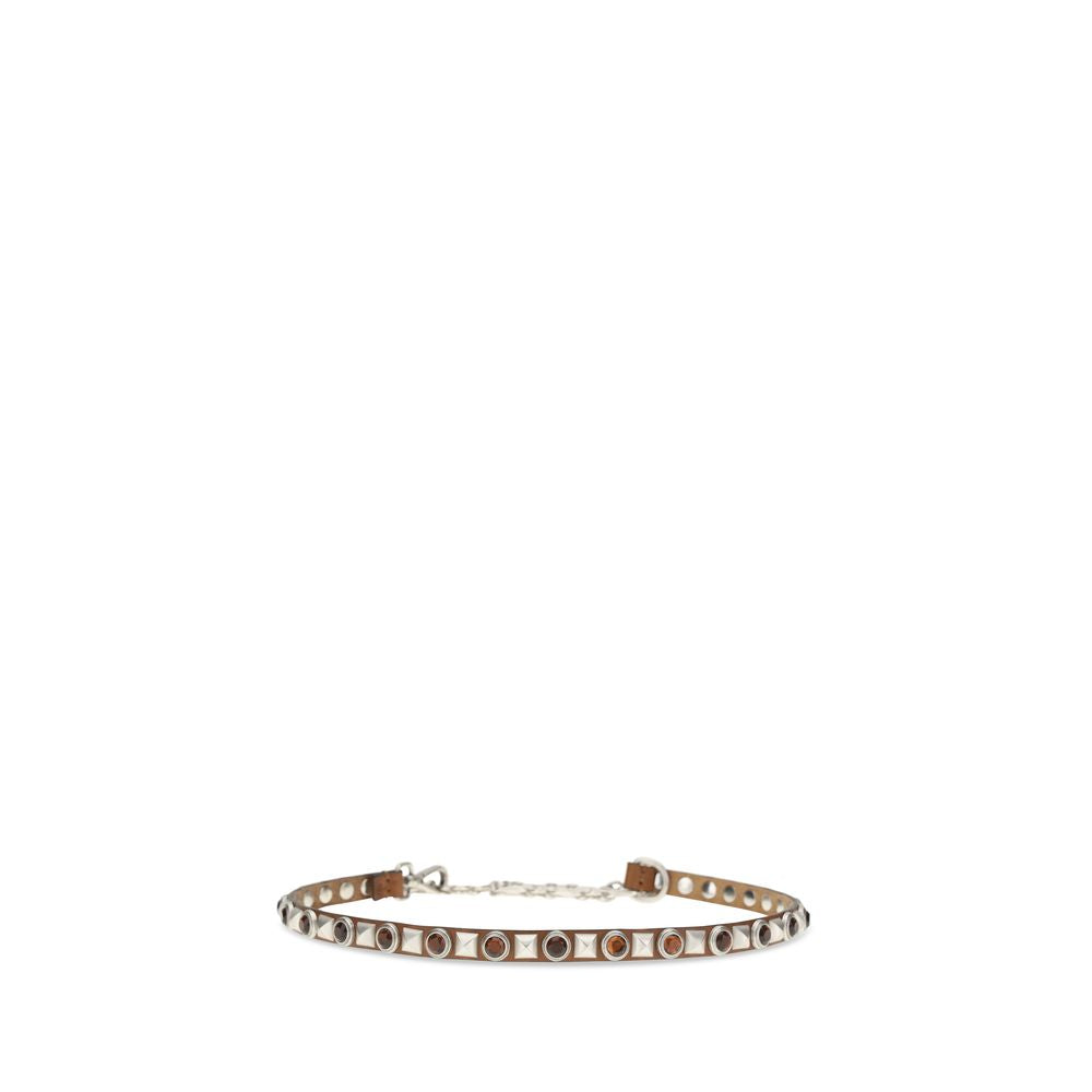 Belt by Etro for women in bos taurus calf leather brown features an artisanal finish, elegantly showcasing the signature style and artisanal craftsmanship of the Bos Taurus Calf Leather Belt design.