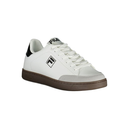 Athletic Sneakers Fila men polyester & polyurethane black & white featuring a avant-garde Men's Athletic Polyester & Polyurethane Sneakers design with a avant-garde athletic style for a refined finish.