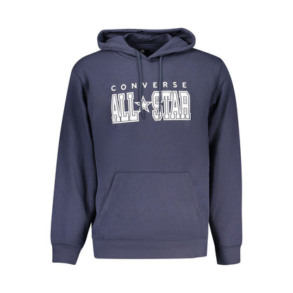 Sweatshirt by Converse for men in cotton polyester blue features an provocated silhouette, detailed with a provocated and a refined for a sophisticated aesthetic.