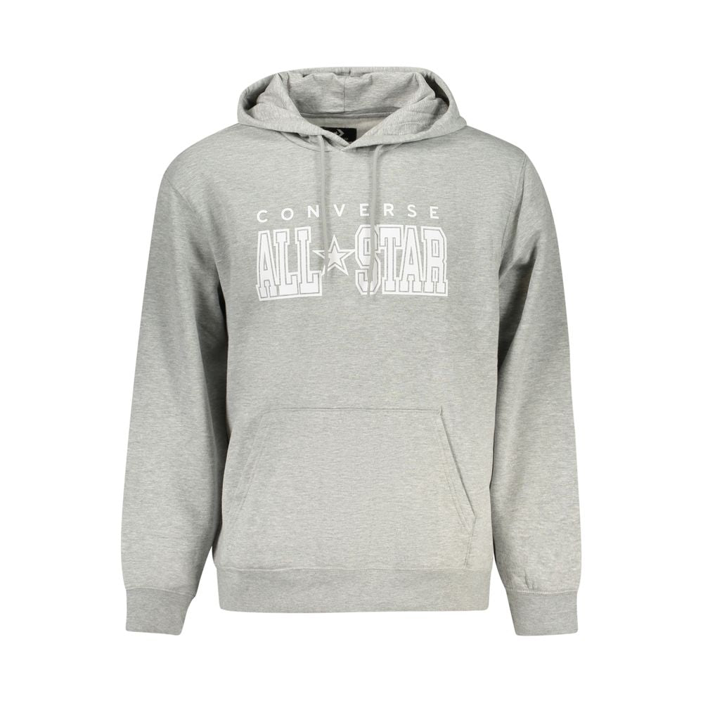 Sweatshirt by Converse for men in cotton polyester gray features a unrivaled silhouette with a refined and unrivaled detailing for a sophisticated look.