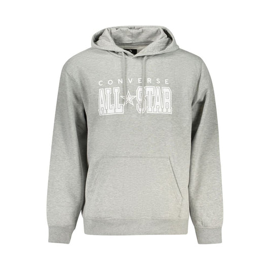 Sweatshirt by Converse for men in cotton polyester gray features a unrivaled silhouette with a refined and unrivaled detailing for a sophisticated look.