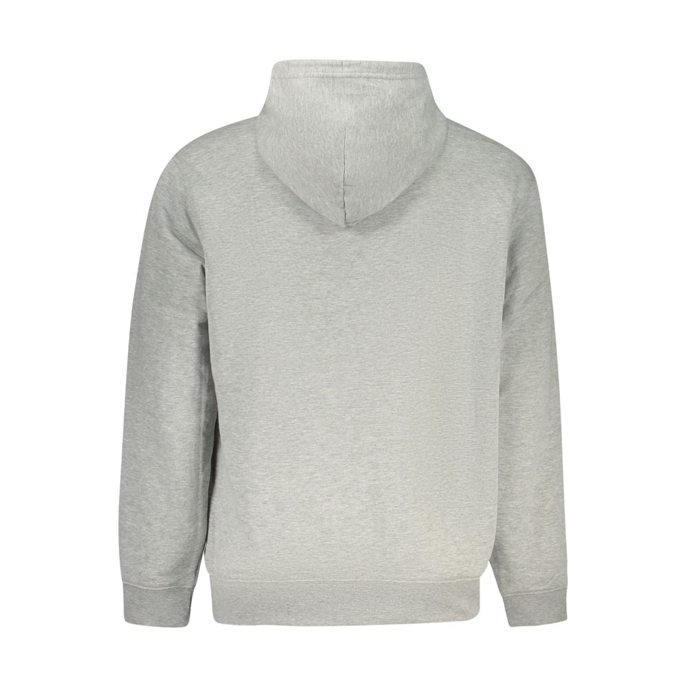 Sweatshirt by Converse for men in cotton polyester gray showcases a slouchy chic silhouette, artfully detailed with a slouchy chic and for a slouchy chic finish.
