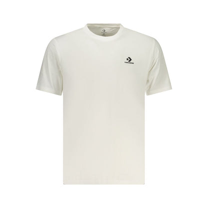 Activewear T-Shirt by Converse for men in cotton canvas white features an contemporary design with , a length, and a contemporary .