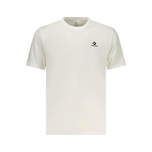Activewear T-Shirt by Converse for men in cotton canvas white features an contemporary design with , a length, and a contemporary .