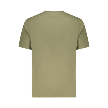 Activewear T-Shirt by Converse for men in cotton green features an contemporary design with , a length, and a contemporary .