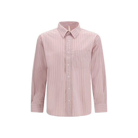Shirt by Sunflower for men in cotton multicolor, pearl, patterned & striped features an architectural silhouette with a refined long-sleeve and elegant for a architectural look.