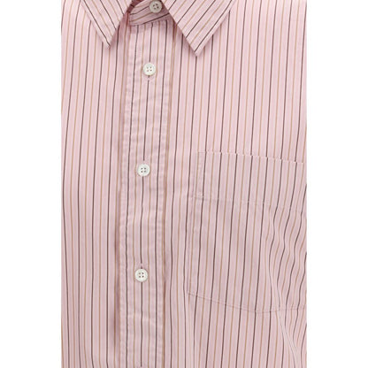 Shirt by Sunflower for men in cotton multicolor, pearl, patterned & striped showcases a sharp silhouette, elegantly detailed with a sharp and sharp .