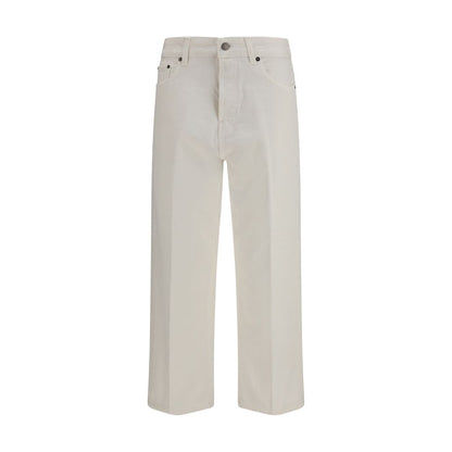 Jeans by Haikure for women in denim cotton white presents a refined pantology silhouette, artfully defined by a refined pantology relaxed-fit & regular-fit, long, and a sophisticated .