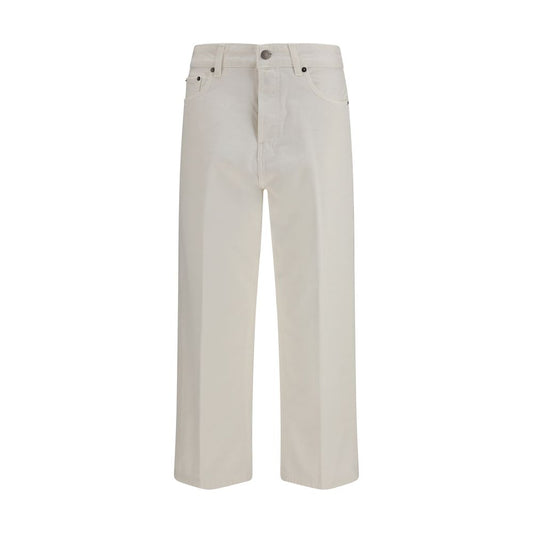 Jeans by Haikure for women in denim cotton white presents a refined pantology silhouette, artfully defined by a refined pantology relaxed-fit & regular-fit, long, and a sophisticated .