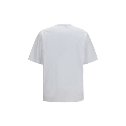 T-Shirt by Dolce & Gabbana for men in cotton white & signature showcases a dramatic silhouette, elegantly detailed with a dramatic and for a truly dramatic finish.