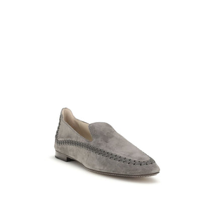 This Flat Loafer Slip-On Shoes by Giorgio Armani for women in bos taurus calf leather gray features an exquisite silhouette from the Women's Bos Taurus Calf Leather Flat Loafer Slip-On Shoes collection, defined by a sophisticated flat and elegant .