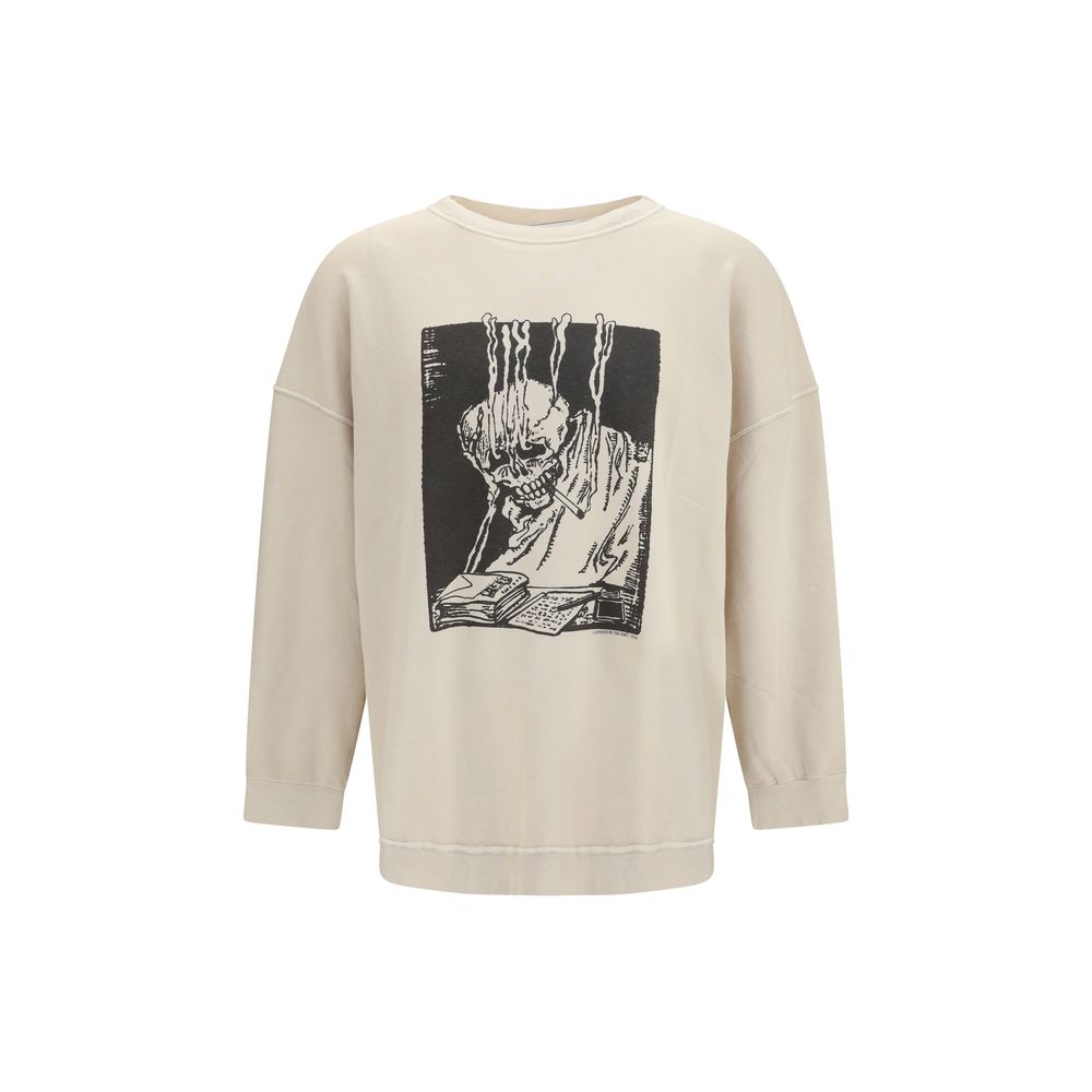 Sweatshirt by Our Legacy for men in linen & cotton beige features an exquisite silhouette, showcasing and details for a exquisite look.