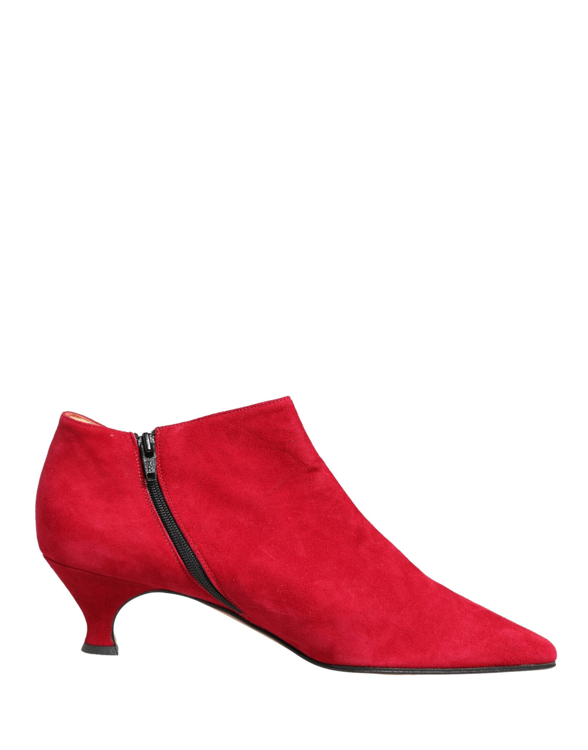 Dolce & Gabbana Women's Suede Leather Ankle Boots - Red