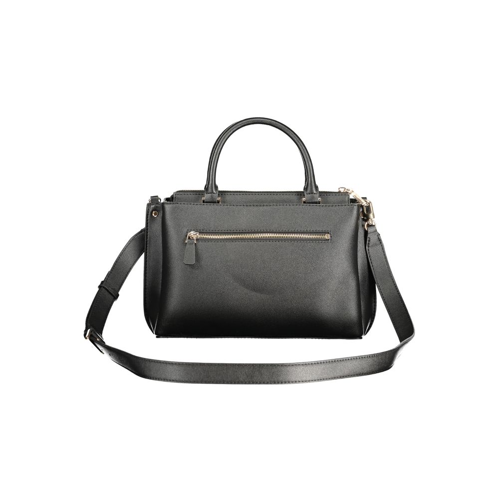 Handbag by Guess Jeans for women in polyurethane black features a exquisite silhouette, showcasing a secure and exquisite with versatile for a exquisite finish.