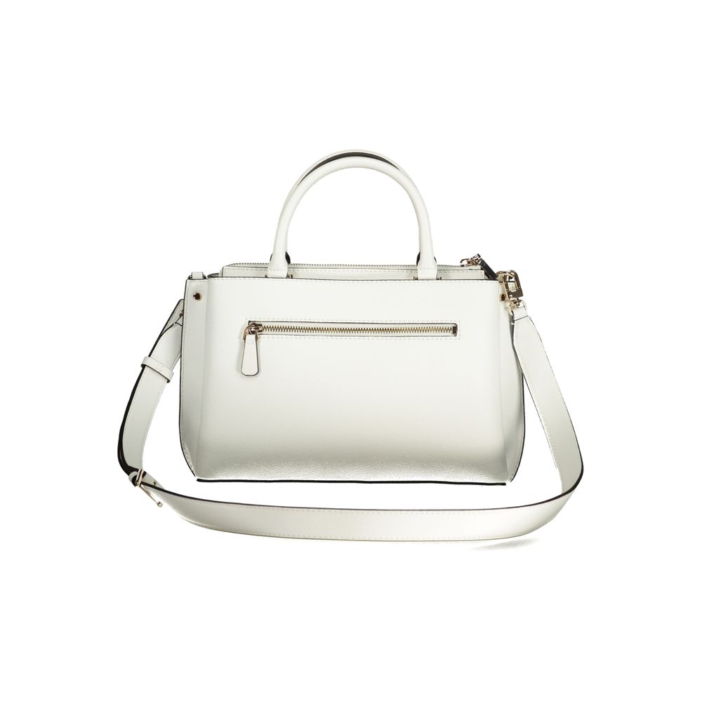 Guess Jeans Polyurethane Handbag - White