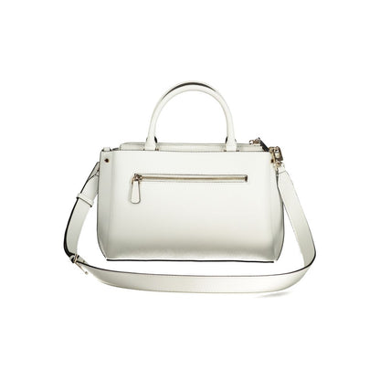 Guess Jeans Polyurethane Handbag - White