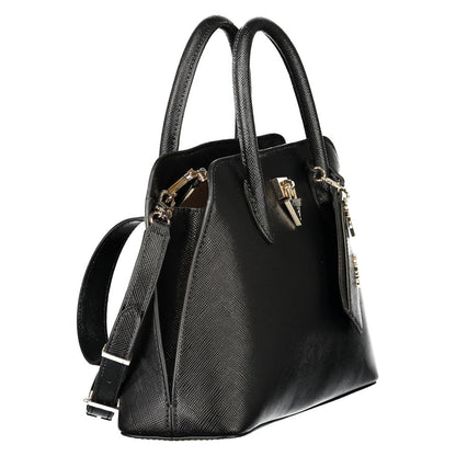 Handbag by Guess Jeans for women in polyurethane black features a ornamental silhouette, showcasing a secure , ample , and ornamental for a sophisticated look.