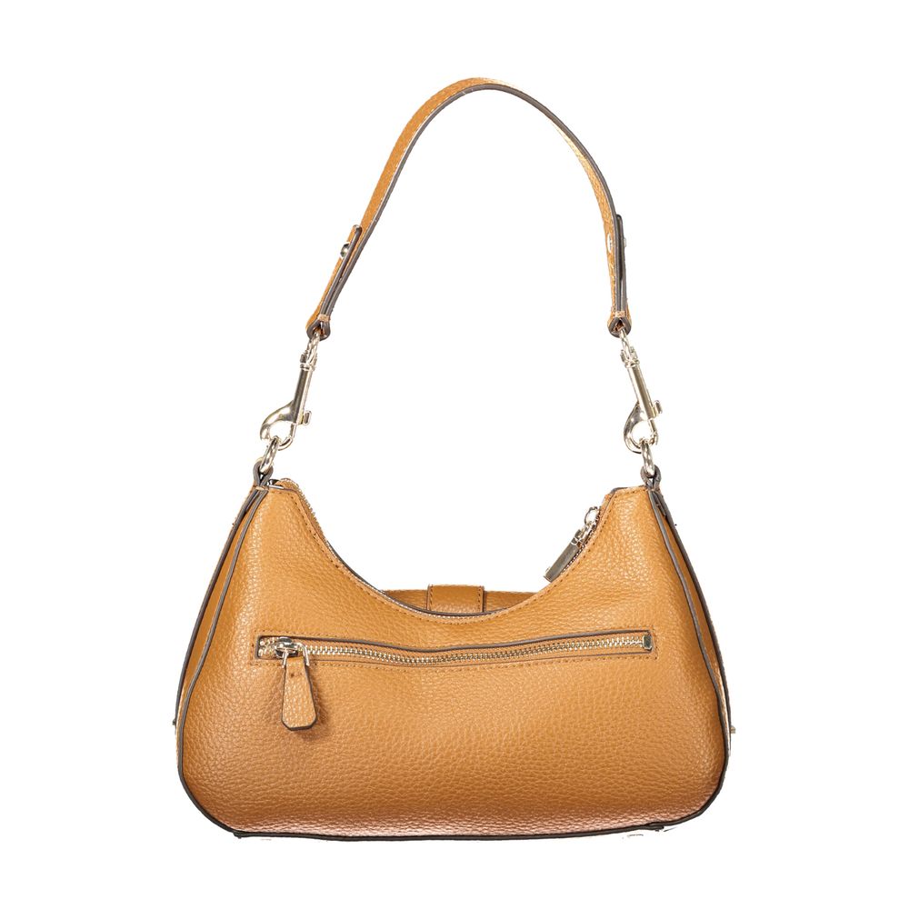 Handbag by Guess Jeans for women in polyurethane brown features a exquisite silhouette, showcasing a secure and exquisite with versatile for a exquisite finish.
