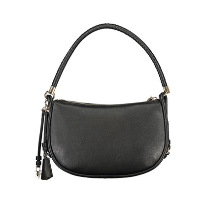 Handbag by Guess Jeans for women in polyurethane black features a exquisite silhouette, showcasing a secure and exquisite with versatile for a exquisite finish.