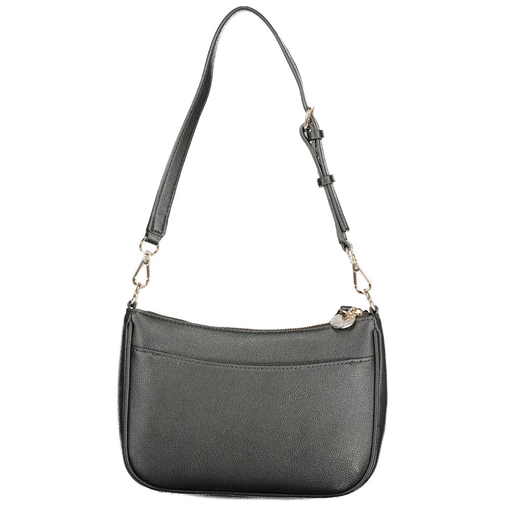 Handbag by Guess Jeans for women in polyurethane black presents a ornamental silhouette, showcasing a secure , ample , and versatile for a ornamental finish.