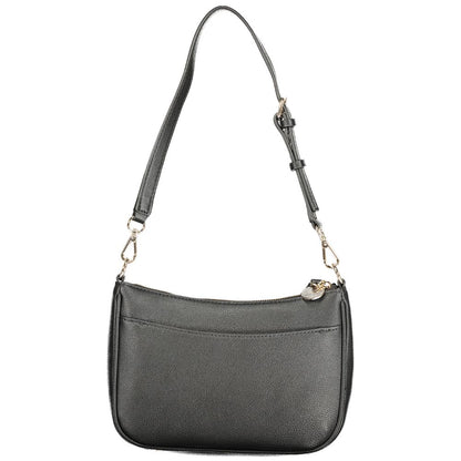 Handbag by Guess Jeans for women in polyurethane black presents a ornamental silhouette, showcasing a secure , ample , and versatile for a ornamental finish.
