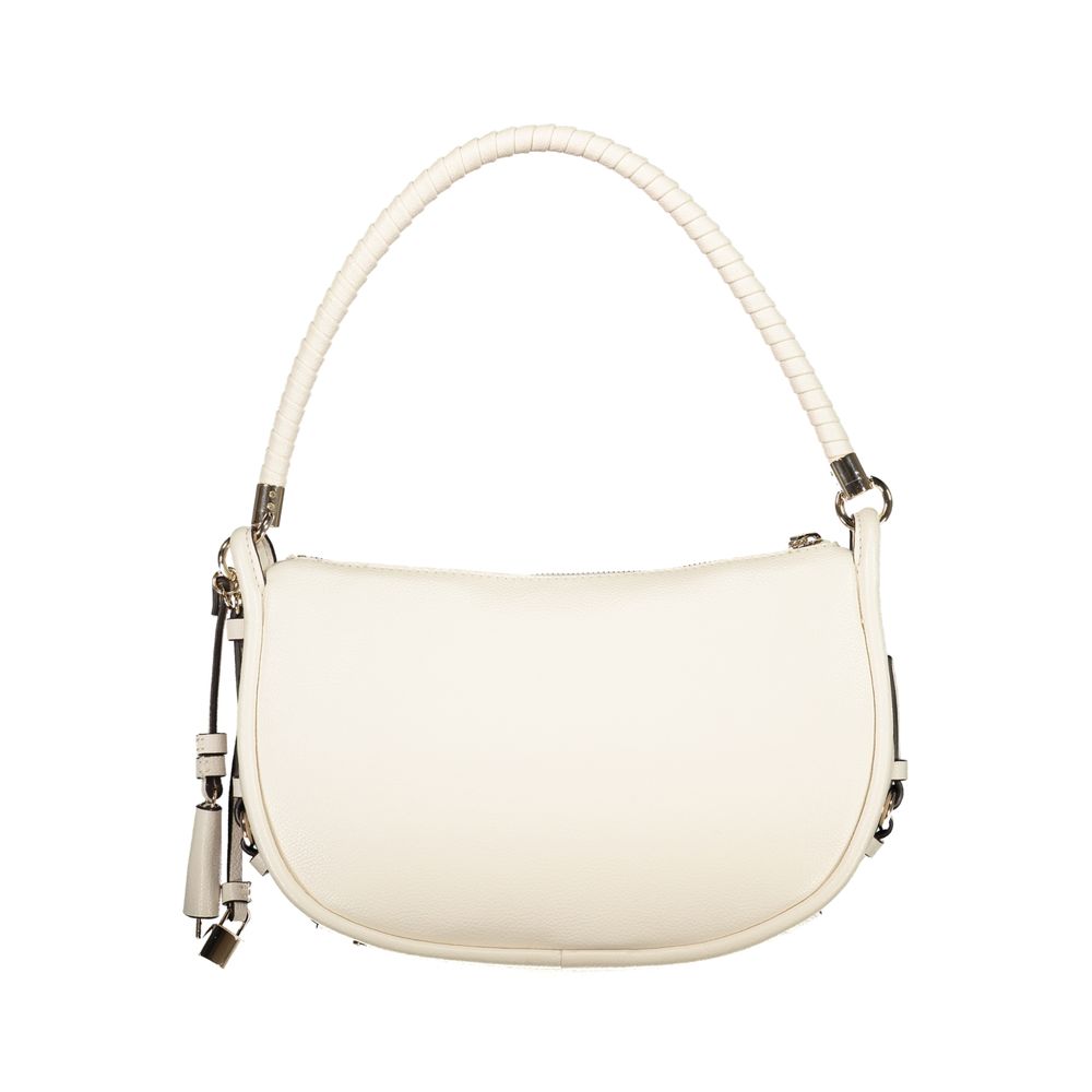 Handbag by Guess Jeans for women in polyurethane white presents a ornamental silhouette, showcasing a secure , ample , and versatile for a ornamental finish.