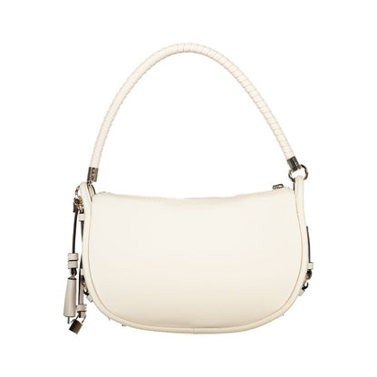 Handbag by Guess Jeans for women in polyurethane white presents a ornamental silhouette, showcasing a secure , ample , and versatile for a ornamental finish.