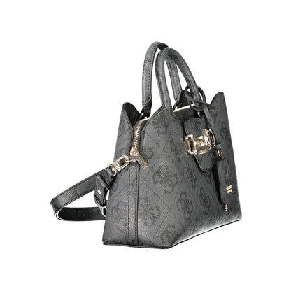 Handbag by Guess Jeans for women in polyurethane black & signature features a exquisite silhouette, showcasing a secure and exquisite with versatile for a exquisite finish.